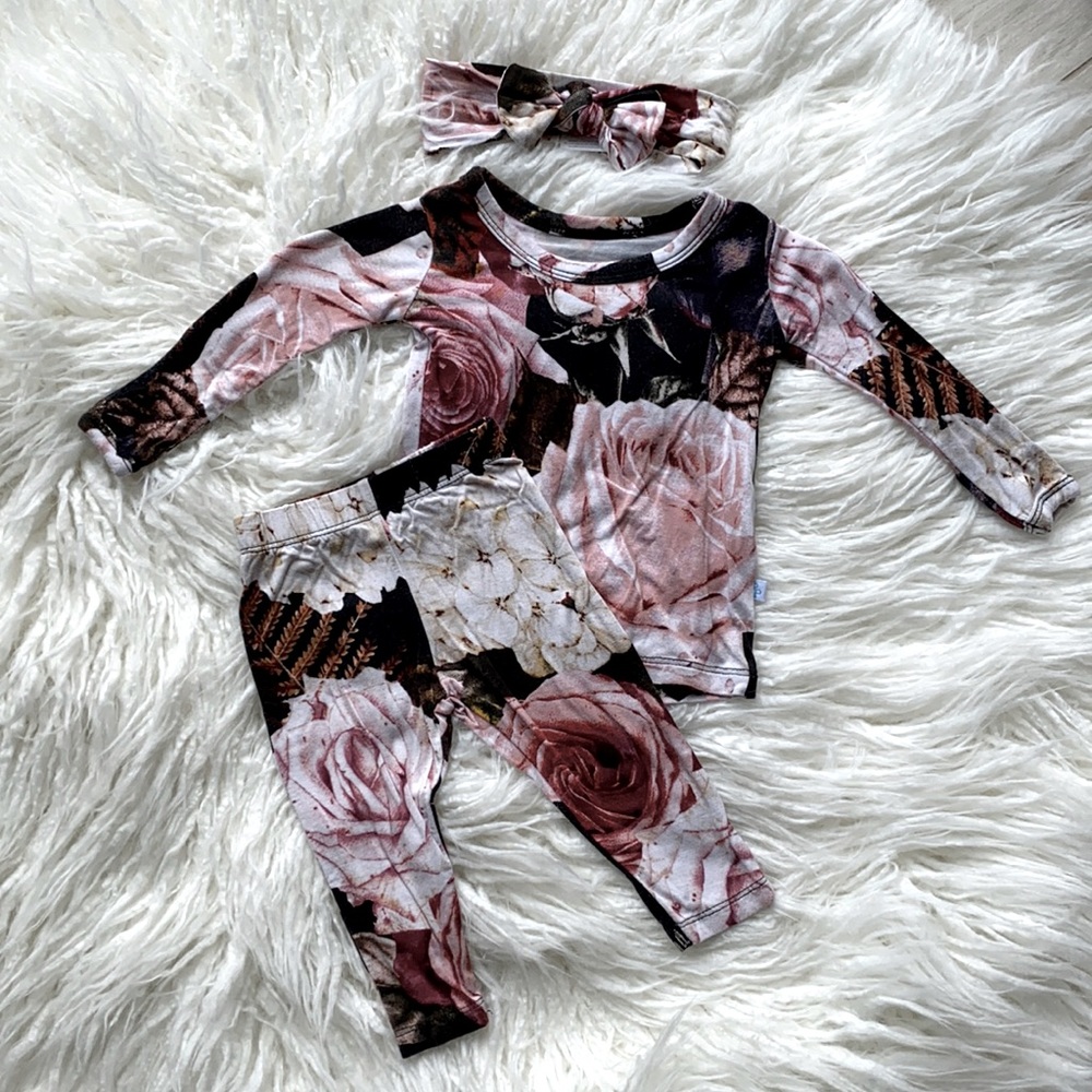 Posh Peanut top, pants, headband set